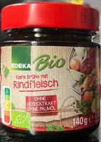 Klare Brühe mit Rindfleisch