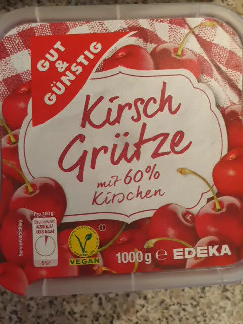Kirsch Grütze / 60 % Kirschen