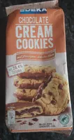 Chocolate cream cookies