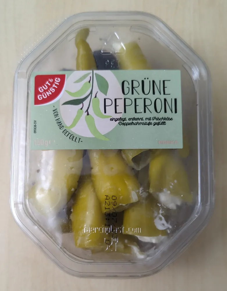Grüne Peperoni