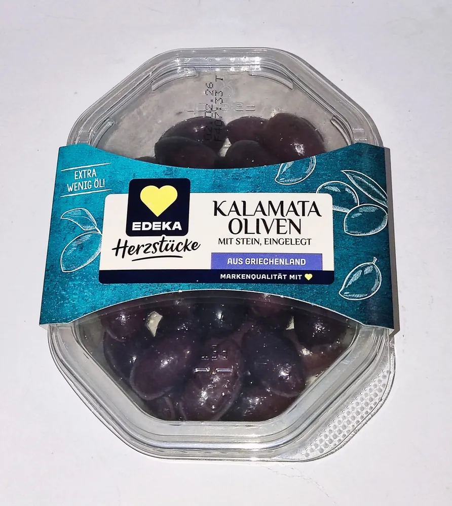 Kalamata-Oliven mit Stein