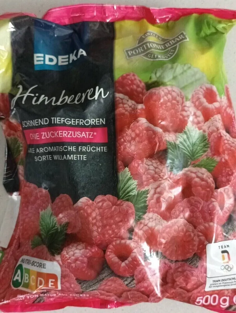 Gefrorene Himbeeren