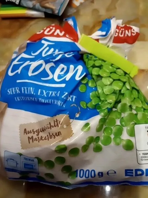 Junge Erbsen