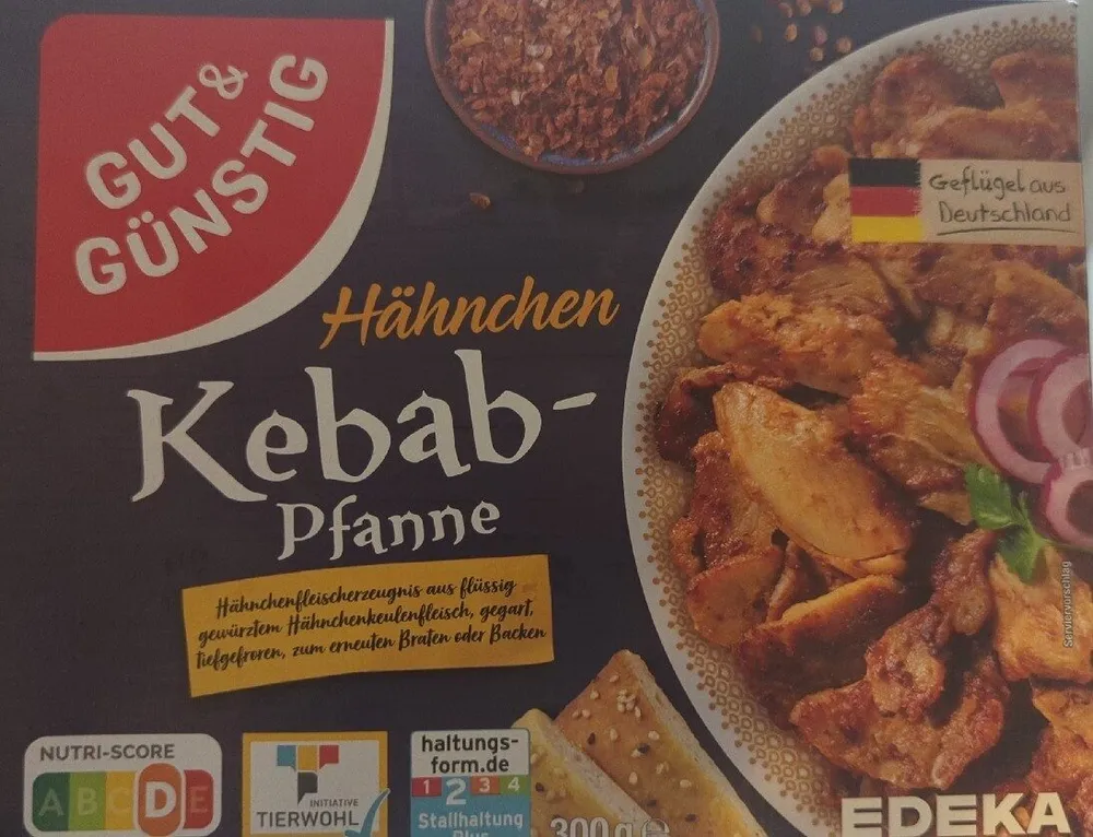 Hähnchen Kebab Pfanne