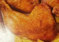 Grillhähnchen Schenkel Pfanne