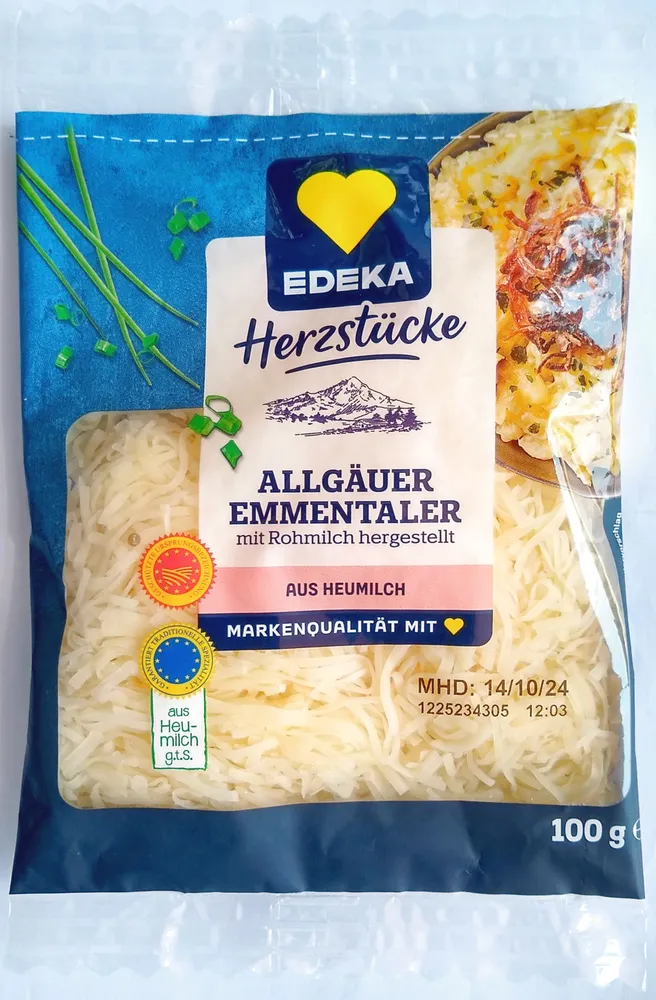 Allgäuer Emmentaler Reibekäse