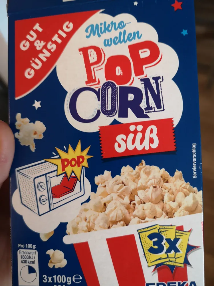 Pop Corn süß