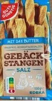 Gebäck Stangen Salz