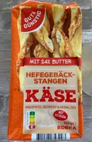 Hefegebäckstangen Käse