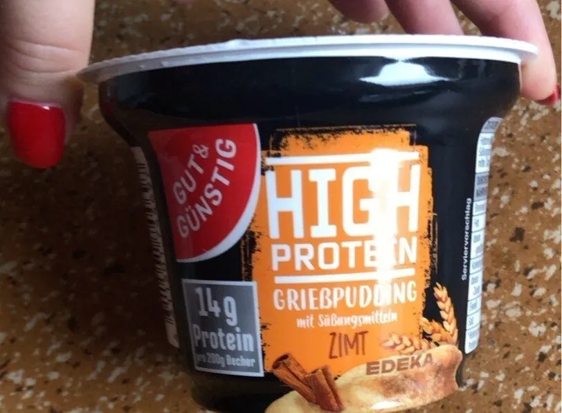 High Protein Grießpudding