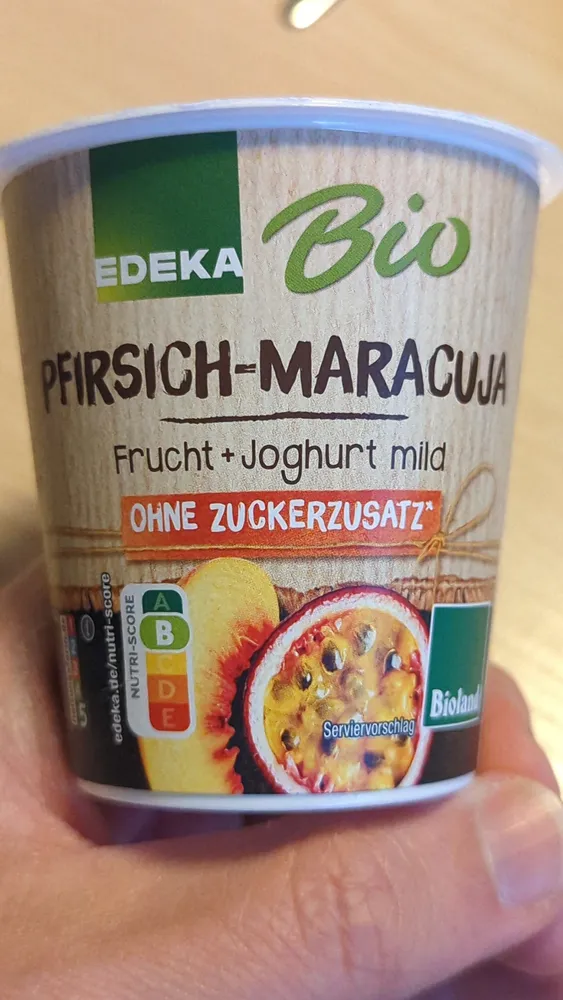 NUR Fruchtjoghurt Mild Pfirsich-Maracuja