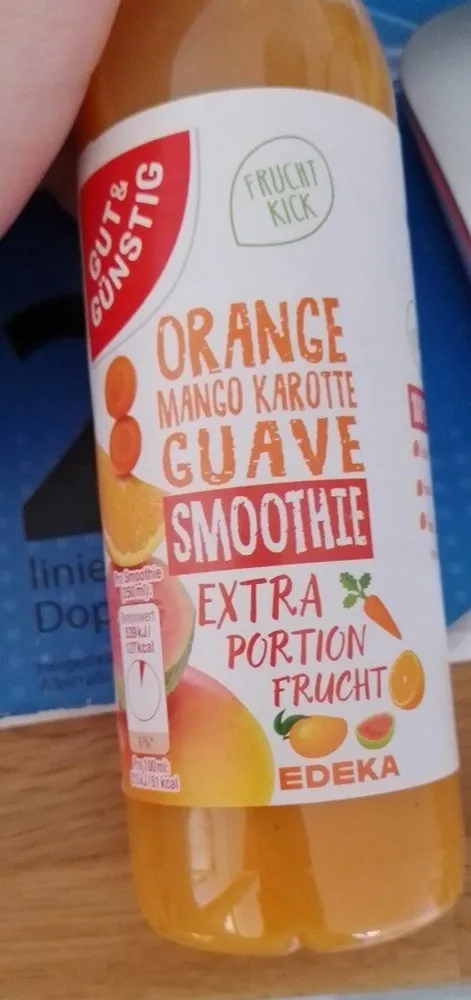 Orange, Mango, Karotte, Guave