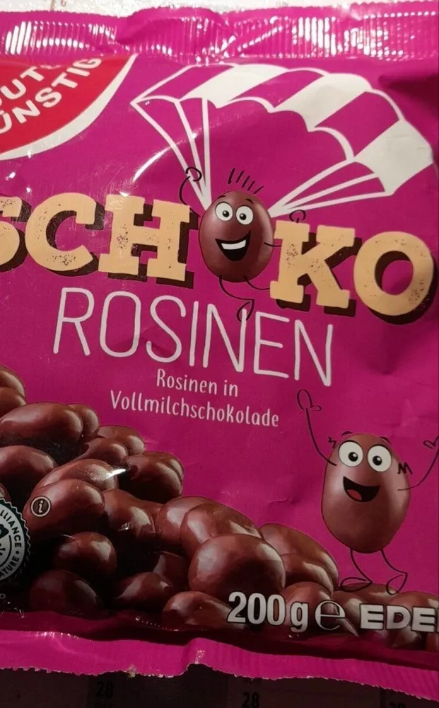 Schoko-Rosinen