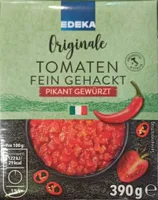 Tomaten fein gehackt