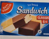 Ice snack sandwich
