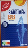 Sardinen pur in Sojaöl