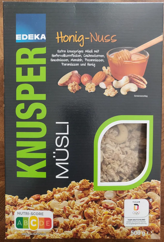 Knusper Müsli Honig-Nuss