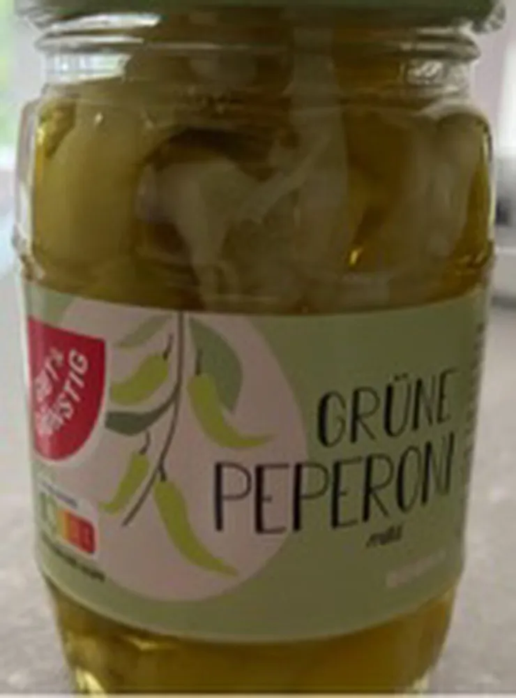 Grüne Peperoni