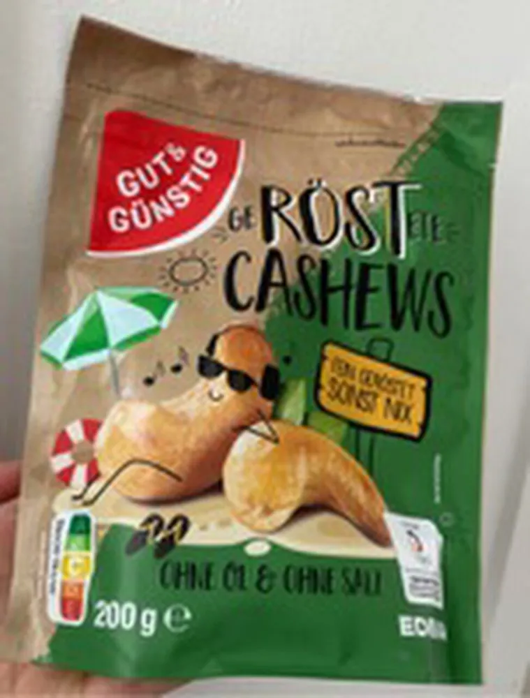 Geröstete Cashews