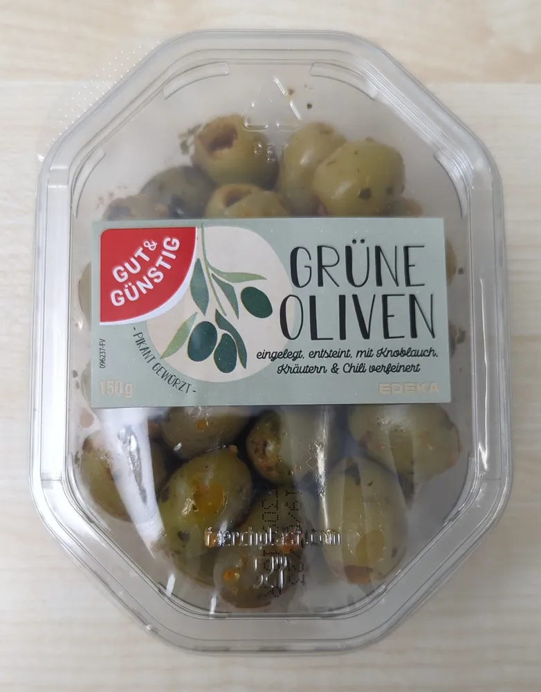 Grüne Oliven