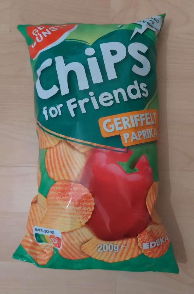 Gut und Günstig Riffelchips Paprika