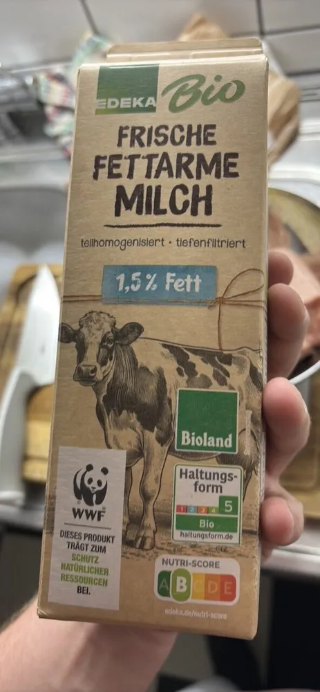 Frische fettarme Milch 1,5% Fett