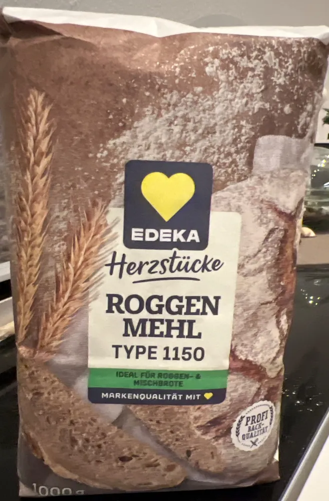 EDEKA HERZSTÜCKE MEHL Roggenmehl 1150 1kg 1.49€