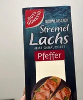 Norwegischer Stremel Lachs Pfeffer