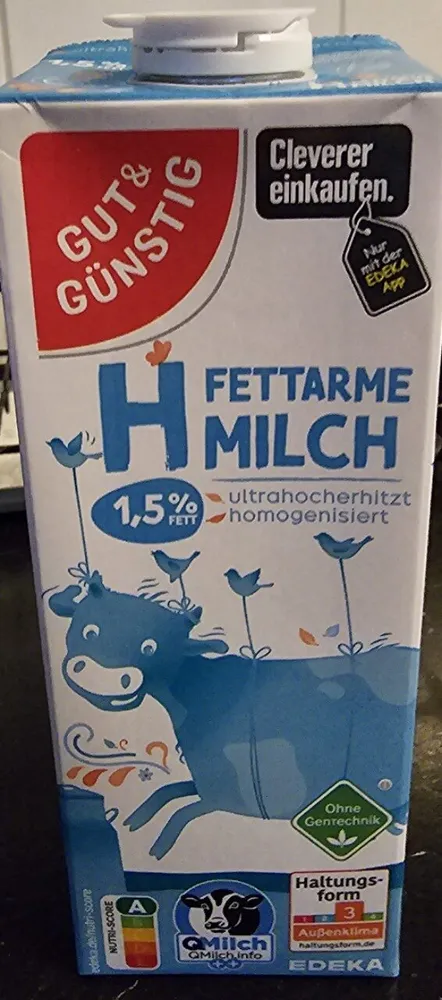 Fettarme H-Milch