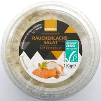Räucherlachssalat mit Petersilie