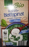 Edeka Bio Rahm-Blattspinat