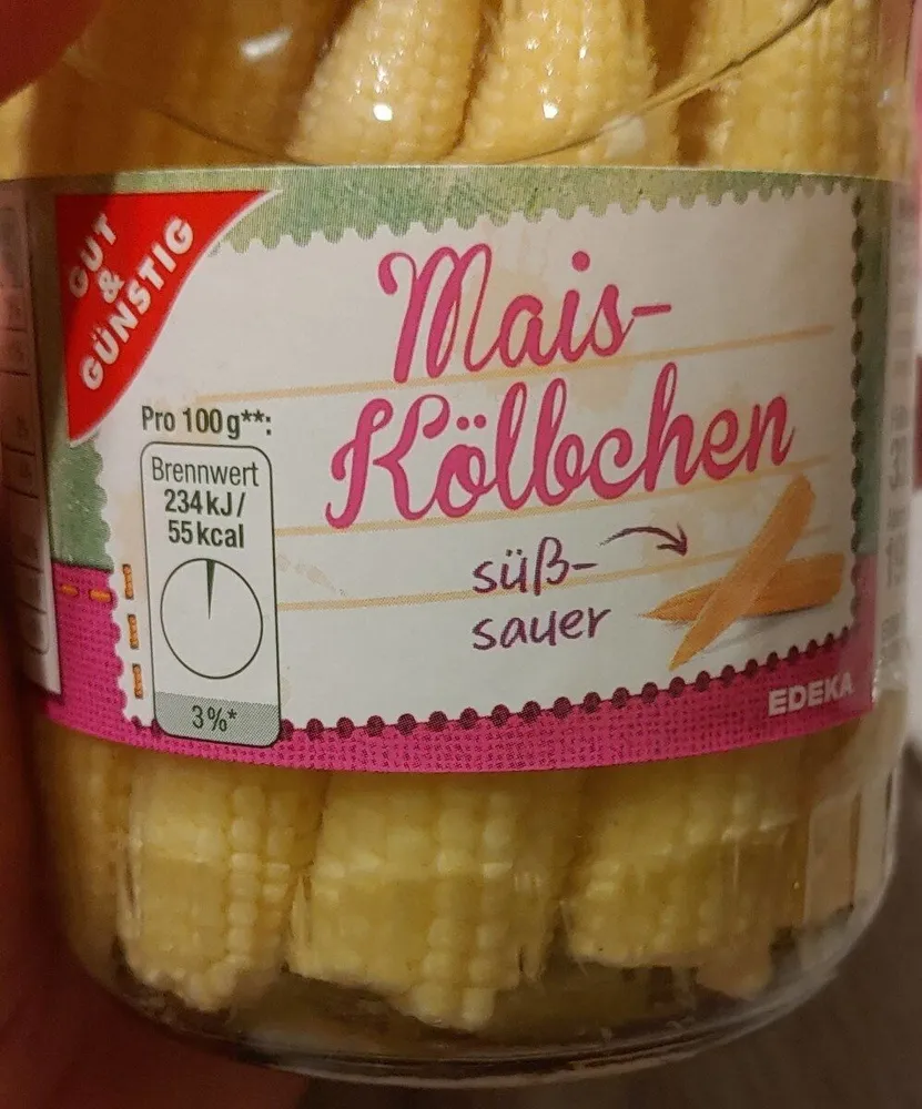 Mais Kölbchen süß-sauer