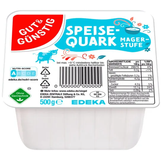 SPEISEQUARK MAGERSTUFE