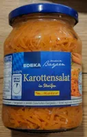 Karottensalat in Streifen