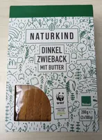 Dinkel Zwieback mit Butter