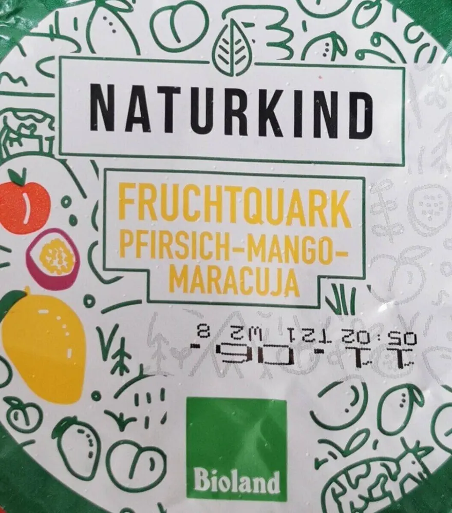 Fruchtquark - Pfirsich-Mango-Maracuja
