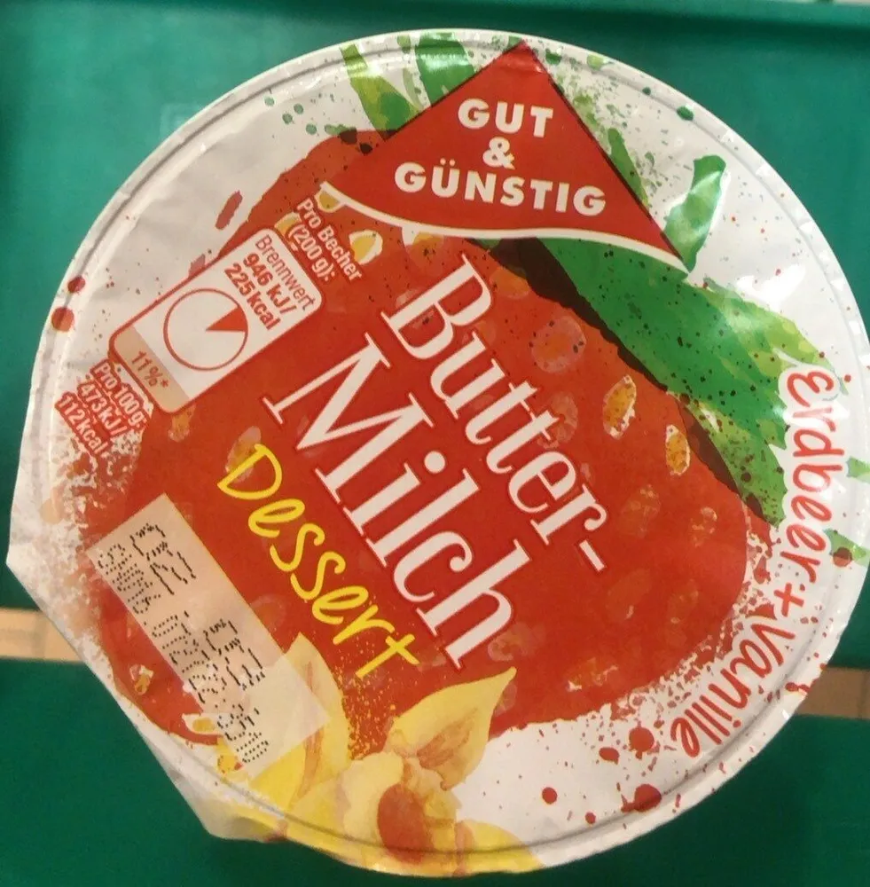 Butter Milch Dessert