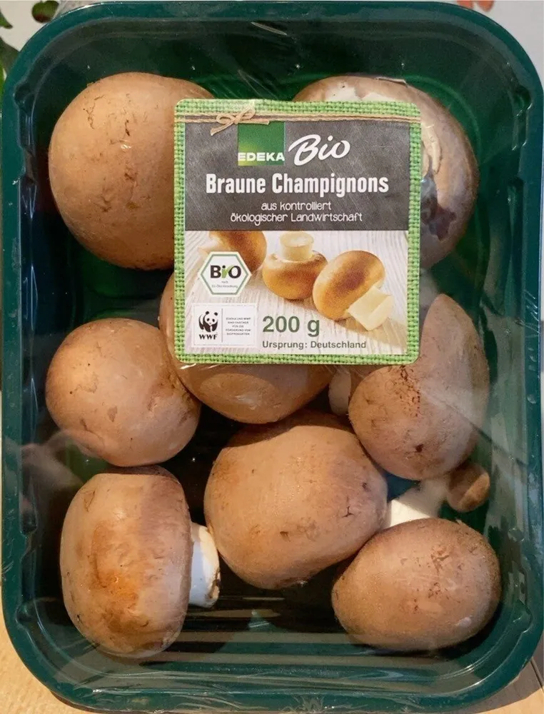 Braune Champignons