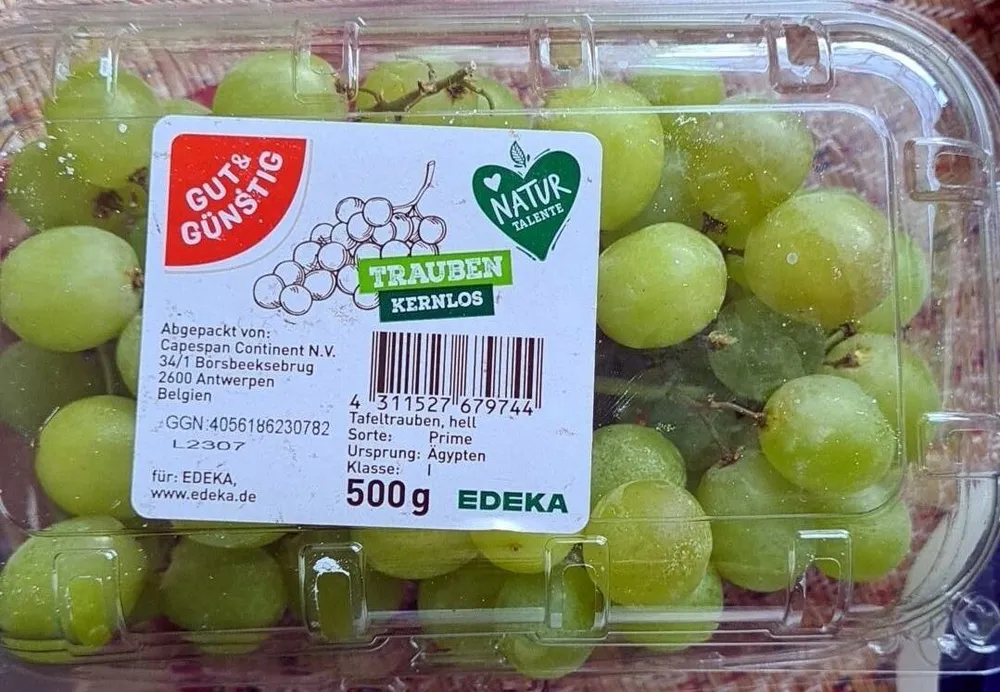 Trauben Kernlos