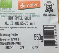 Bio Apfel Gala