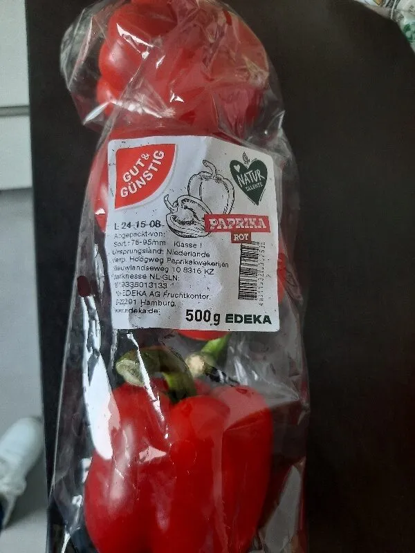 Paprika, Rot