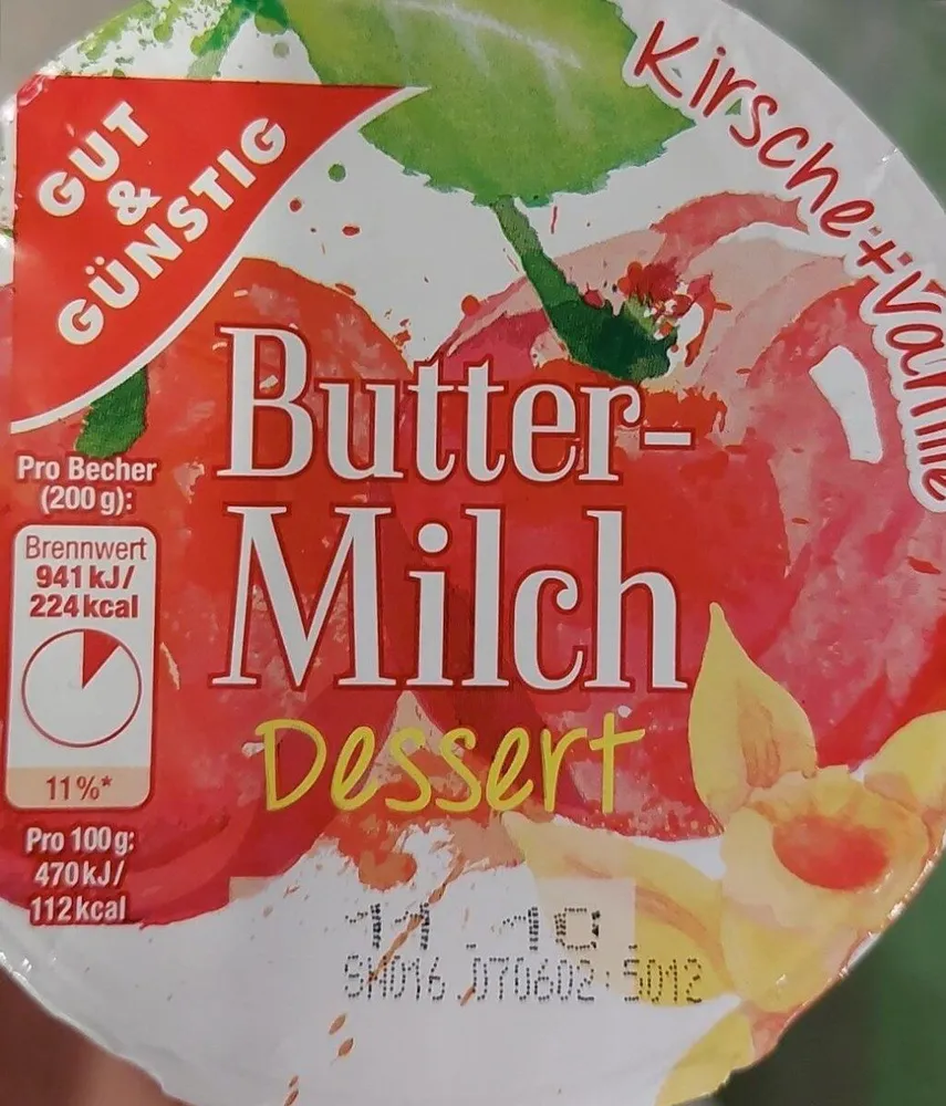 Buttermilch Dessert