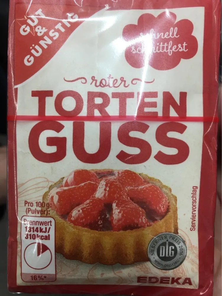 Torten Guss rot