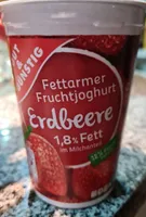 Erdbeere Fettarmer Fruchtjoghurt