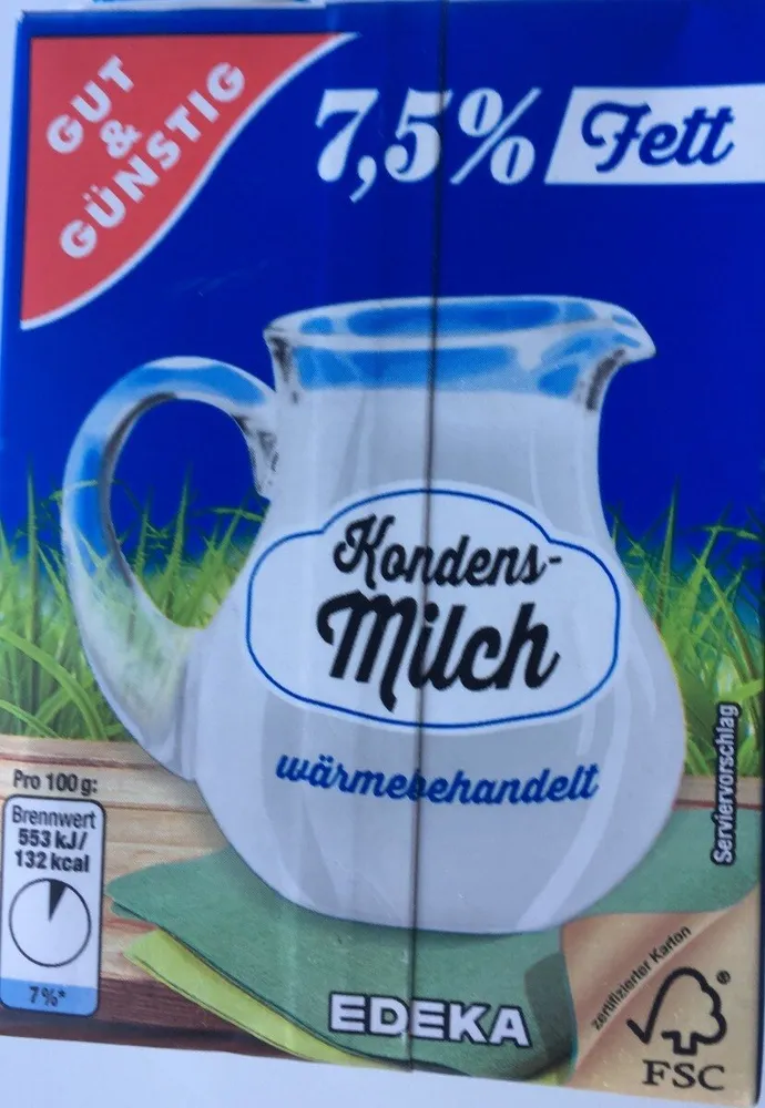 Kondensmilch