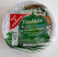 Frischkäsezubereitung mit französischen Kräutern