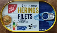 Heringsfilets in Senfcreme mit Dillspitzen