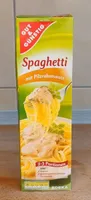 Spaghetti mit Pilzrahmsauce