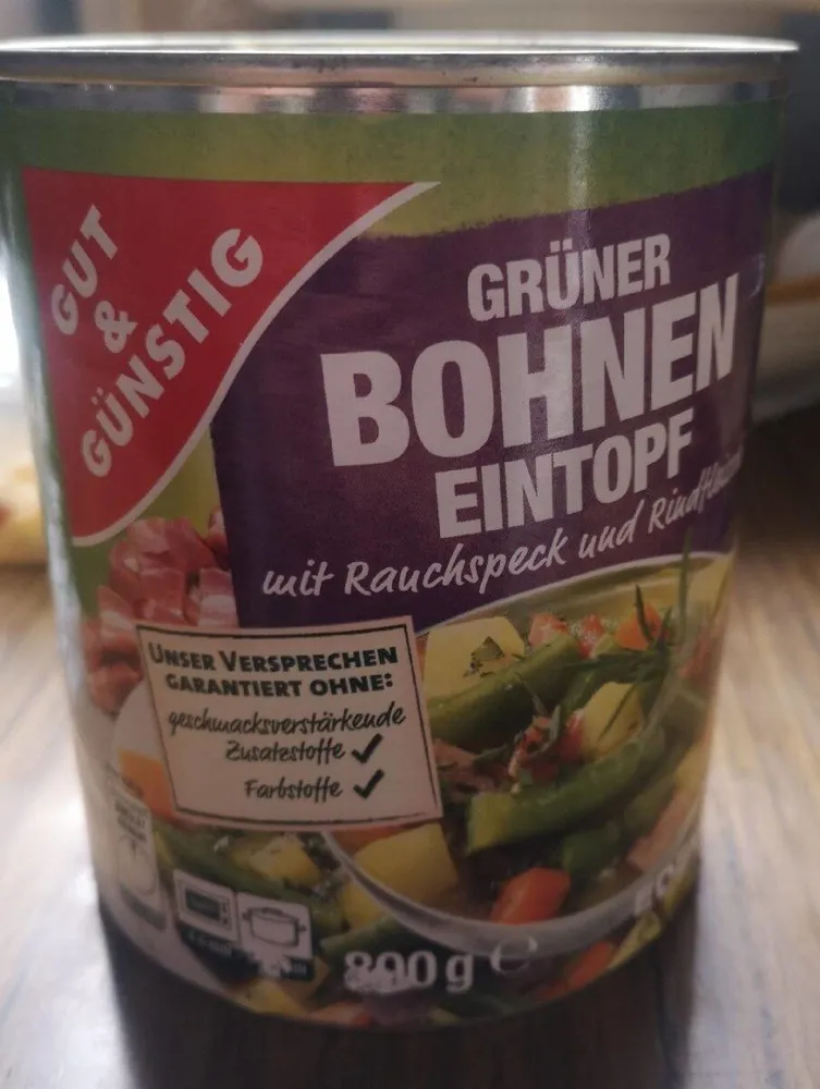 Grüner Bohneneintopf