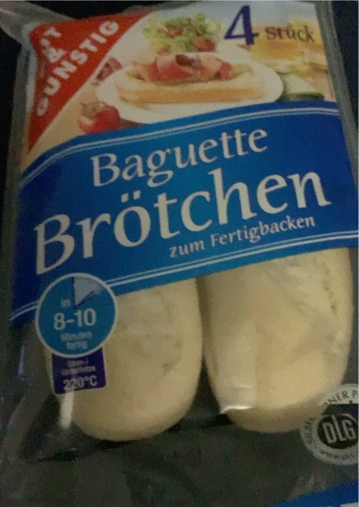 Aufbackbrötchen
